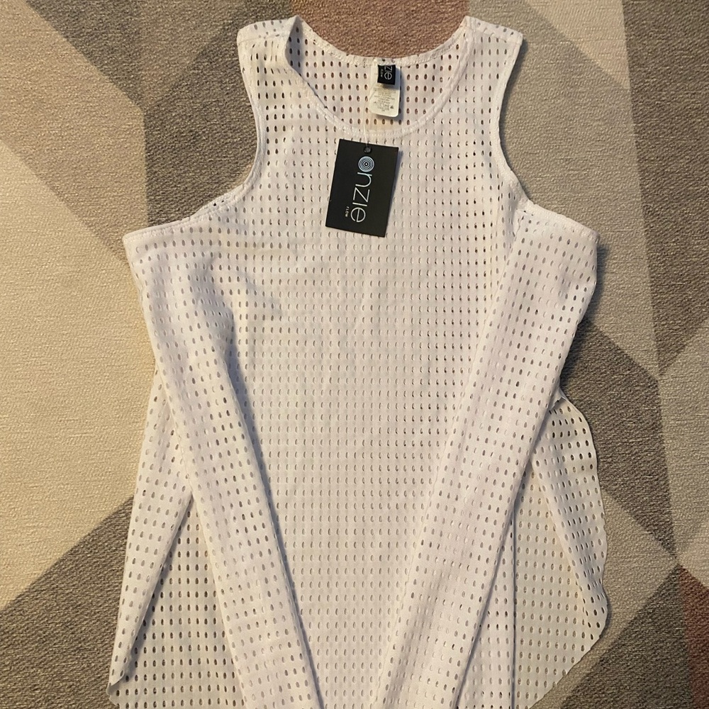 ONZIE White Peep Tank One Size